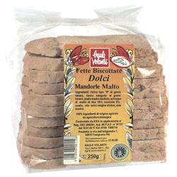 FETTE BISCOTTATE DOLCI MANDORLA MALTO 250 G - Doctor Vinz