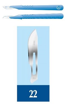 BISTURI PIC MONOUSO STERILE MISURA 22 1 PEZZO - Doctor Vinz