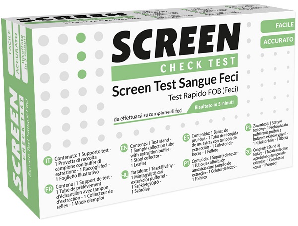 TEST RAPIDO CHE RILEVA LA PRESENZA DI SANGUE OCCULTO NELLE FECI 1 PEZZI SCREEN TEST SANGUE FECI 1 PEZZO - Doctor Vinz