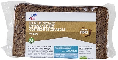 FSC BIOFIBRE+ PANE DI SEGALE INTEGRALE CON SEMI DI GIRASOLE BIOLOGICO AD ALTO CONTENUTO DI FIBRE 500 G - Doctor Vinz