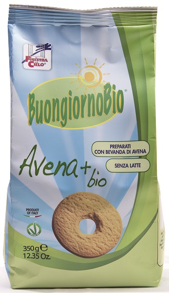 FSC BUONGIORNOBIO BISCOTTI ALL'AVENA+ BIO VEGAN SENZA LATTE 350 G - Doctor Vinz