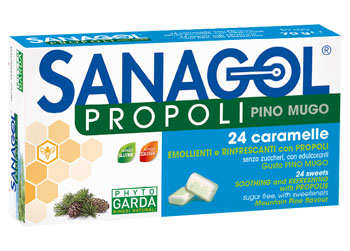 SANAGOL PROPOLI PINO MUGO 24 CARAMELLE - Doctor Vinz