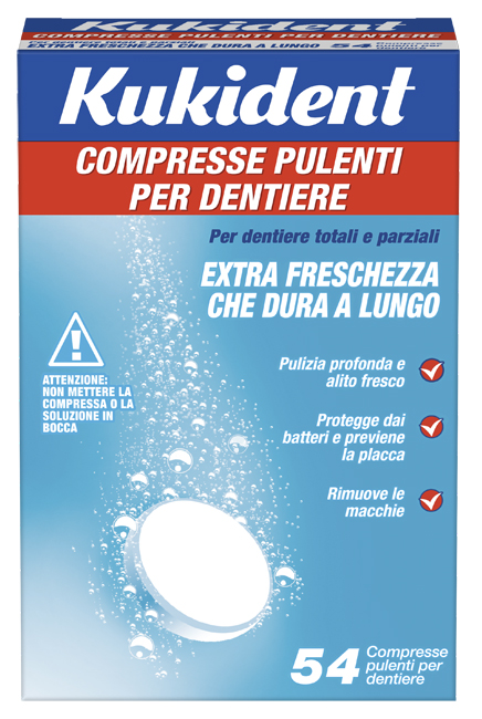 KUKIDENT CLEANSER FRESCH 88 COMPRESSE PULIZIA PROTESI DENTARIE - Doctor Vinz