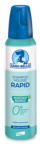 SANO E BELLO SHAMPOO MOUSSE RAPID NF MUSCHIO BIANCO 300 ML - Doctor Vinz