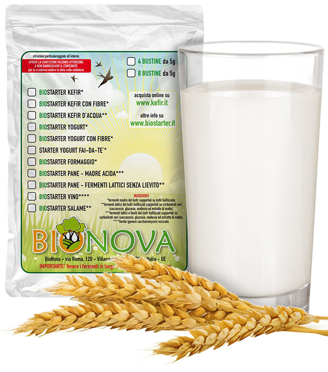 BIOSTARTER PER KEFIR 4 X 5 G - Doctor Vinz