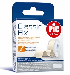CEROTTO IN ROCCHETTO PIC CLASSIC FIX TELA BIANCO 2,5X500 CM FUSTELLA - Doctor Vinz