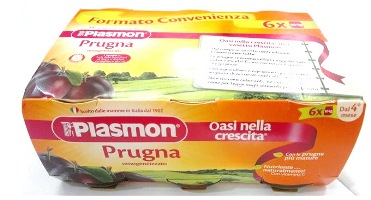PLASMON OMOGENEIZZATO PRUGNA 6 X 104 G - Doctor Vinz