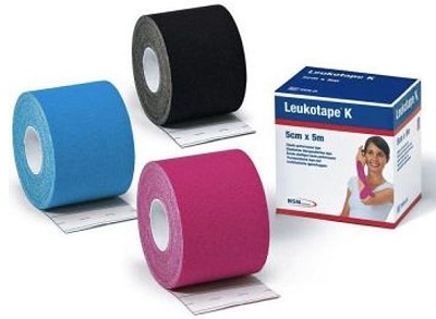 BENDA ADESIVA LEUKOTAPE K PER TAPING FISIOTERAPICO LARGHEZZA 5 CM LUNGHEZZA 5 M COLORE ROSA IN ROTOLO - Doctor Vinz