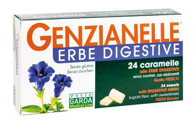 GENZIANELLE ERBE DIGESTIVE SENZA ZUCCHERO 24 CARAMELLE - Doctor Vinz
