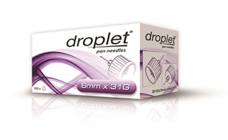 AGO PER PENNA DA INSULINA DROPLET GAUGE 31 6 MM 100 PEZZI - Doctor Vinz