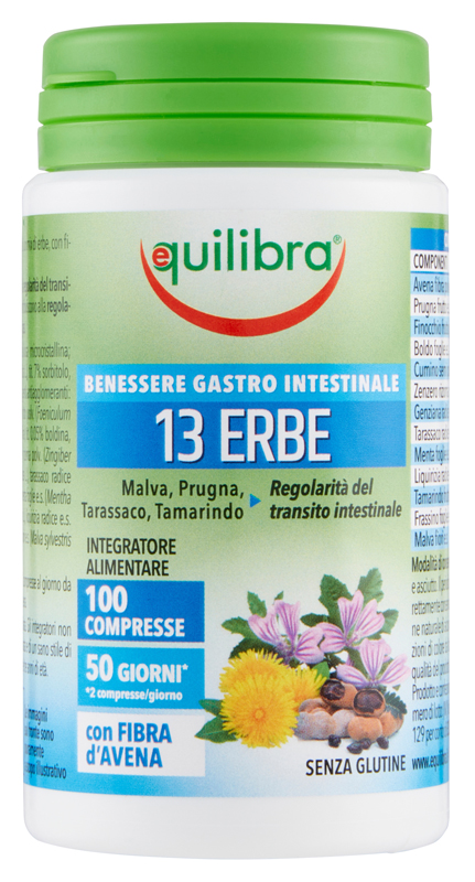 13 ERBE CON FIBRA 100 COMPRESSE - Doctor Vinz