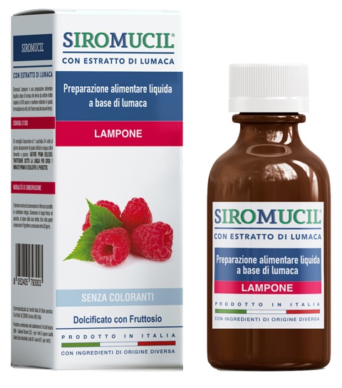 SIROMUCIL PREPARATO ALIMENTARE CON ESTRATTO DI LUMACA AL LAMPONE 150 ML - Doctor Vinz