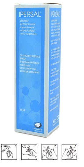 SOLUZIONE IPERTONICA IPERSAL SPRAY NASALE 50 ML - Doctor Vinz