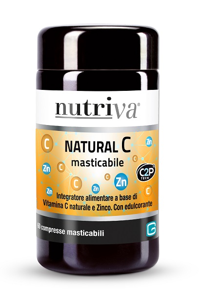 NUTRIVA NATURAL C 60 COMPRESSE MASTICABILI - Doctor Vinz