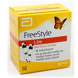 STRISCE MISURAZIONE GLICEMIA FREESTYLE LITE 50 PEZZI - Doctor Vinz