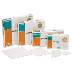 MEDICAZIONE STERILE IN FIBRE DI CELLULOSA ETILSOLFONATA GELICANTE DURAFIBER ASSORBENTE 10X10CM 10 PEZZI - Doctor Vinz