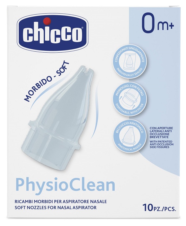 RICAMBI MORBIDI PER ASPIRATORE NASALE CHICCO PHYSIOCLEAN - Doctor Vinz