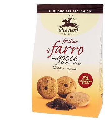 FROLLINO DI FARRO CON GOCCE CIOCCOLATO BIO 300 G - Doctor Vinz