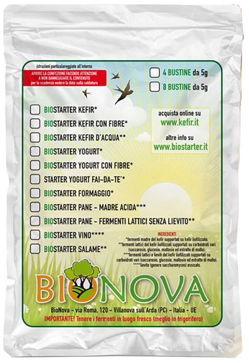 BIOSTARTER PER KEFIR D'ACQUA - Doctor Vinz