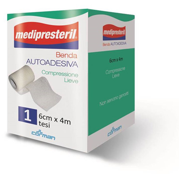 BENDA ADESIVA MEDIPRESTERIL 6X400CM - Doctor Vinz