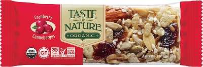 TASTE OF NATURE BARRETTA AI CRANBERRIES BIO VEGAN 40 G - Doctor Vinz