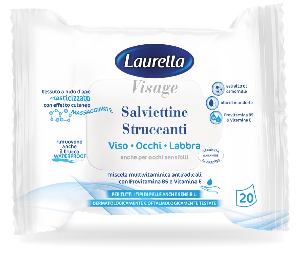 LAURELLA VISAGE SALVIETTINA STRUCCANTE 20 PEZZI - Doctor Vinz