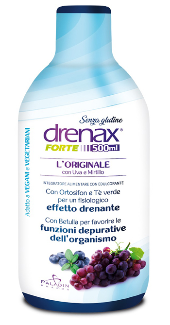 DRENAX FORTE L'ORIGINALE CON UVA E MIRTILLO 500 ML - Doctor Vinz