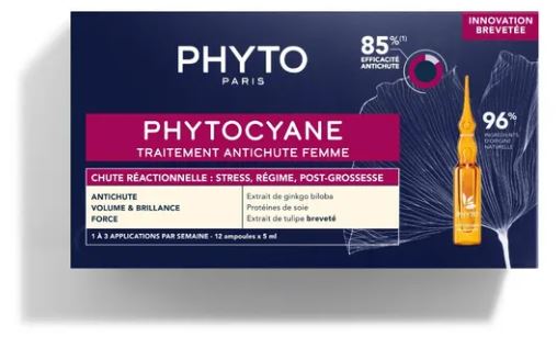 PHYTO PHYTOCYANE TRATTAMENTO ANTICADUTA CAPELLI DONNA 12 FIALE 7,5 ML - Doctor Vinz