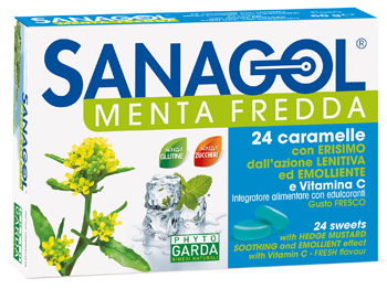 SANAGOL MENTA FREDDA 24 CARAMELLE - Doctor Vinz
