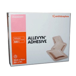 MEDICAZIONE ALLEVYN ADHESIVE 10 CM X 10 CM 10 PEZZI - Doctor Vinz
