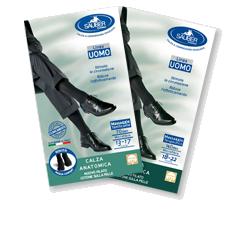 CALZA UOMO COTONE 140 DENARI PICCOLA NERO - Doctor Vinz