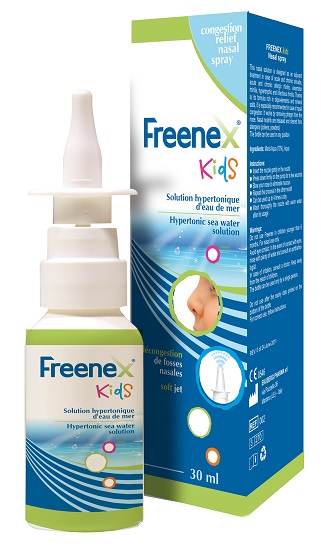 FREENEX IPERTONICO KIDS SPRAY NASALE CON ACQUA DI MARE 30 ML - Doctor Vinz