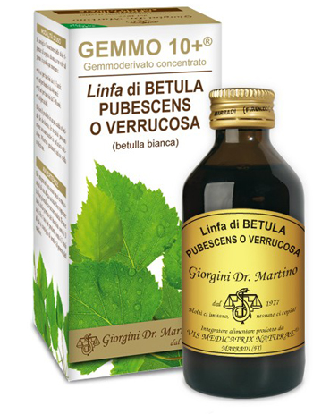 GEMMO 10+ BETULLA B LINFA 100 ML LIQUIDO ANALCOLICO - Doctor Vinz