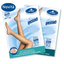 SAUBER CALZA AUTOREGGENTE 140 DENARI MAGLIA MICRORETE NERO 4 LINEA CLASSICA - Doctor Vinz