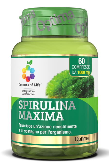 COLOURS OF LIFE SPIRULINA MAXIMA 60 COMPRESSE 1000 MG - Doctor Vinz