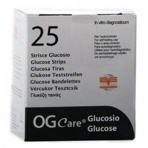 STRISCE MISURAZIONE GLICEMIA OGCARE 25 PEZZI - Doctor Vinz