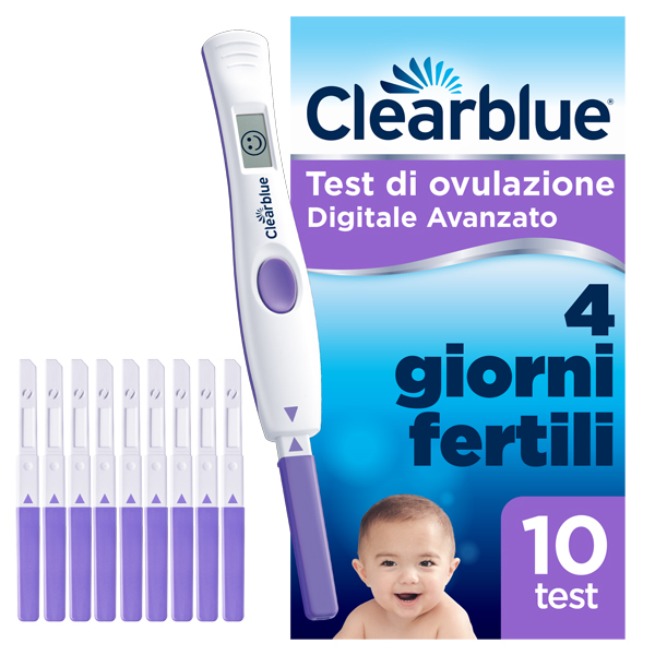 CLEARBLUE TEST DI OVULAZIONE AVANZATO 1 PEZZO - Doctor Vinz