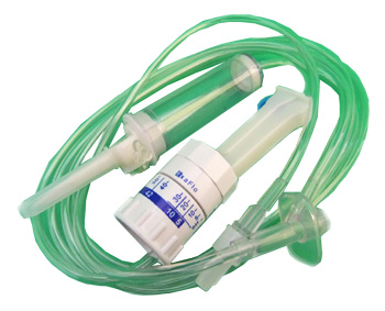 DEFLUSSORE CON REGOLATORE DI FLUSSO A GRAVITA' CON PERFORATORE 5/250ML - Doctor Vinz