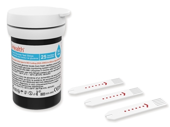 STRISCE GLICEMIA PER GLUCOMETRI IHEALTH 25 PEZZI - Doctor Vinz