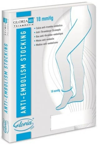 GLORIAMED THROMBOSIS 18 PUNTA CHIUSA CON FORO D'ISPEZIONE MONOCOLLANT DESTRO CORTO MISURA L 1 PEZZO - Doctor Vinz