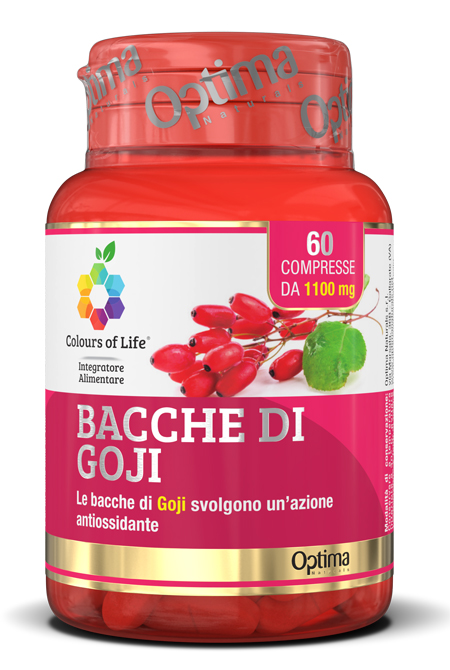 COLOURS OF LIFE BACCHE DI GOJI 60 COMPRESSE 1100 MG - Doctor Vinz