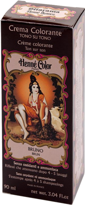 HENNE NUANCE BRUNO CREMA HENNE COLOR CREMA COLORANTE PRONTA ALL'USO - Doctor Vinz