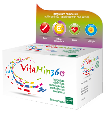 VITAMIN 360 MULTIVITAMINICO MULTIMINERALE 70 COMPRESSE ASTUCCIO 93,10 G - Doctor Vinz