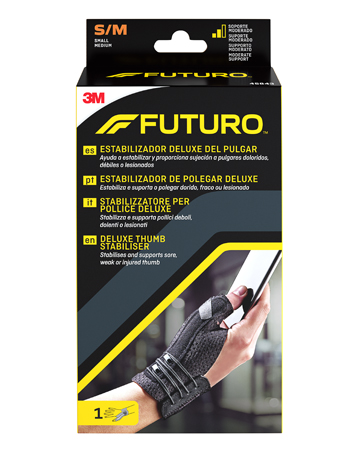 STABILIZZATORE PER POLLICE FUTURO NERO SMALL/MEDIUM 1 PEZZO - Doctor Vinz