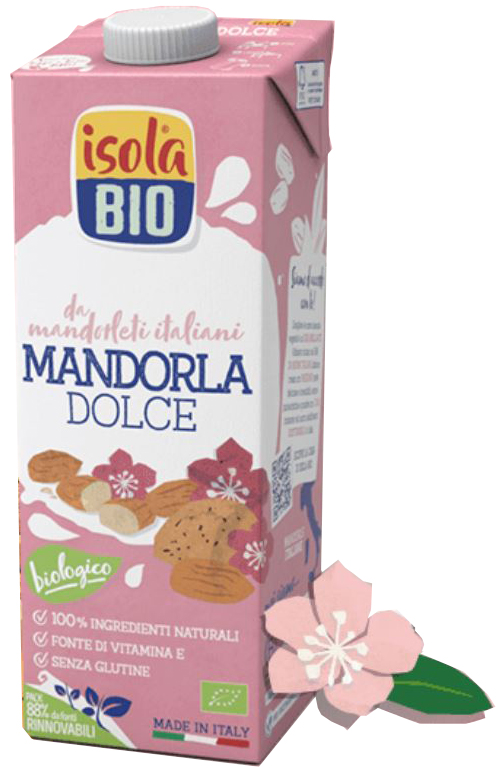 ISOLA BIO MANDORLA DOLCE BEVANDA BIOLOGICA 1 LITRO - Doctor Vinz