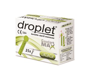 LANCETTE PUNGIDITO DROPLET COMFORT MAX GAUGE 33 25 PEZZI - Doctor Vinz