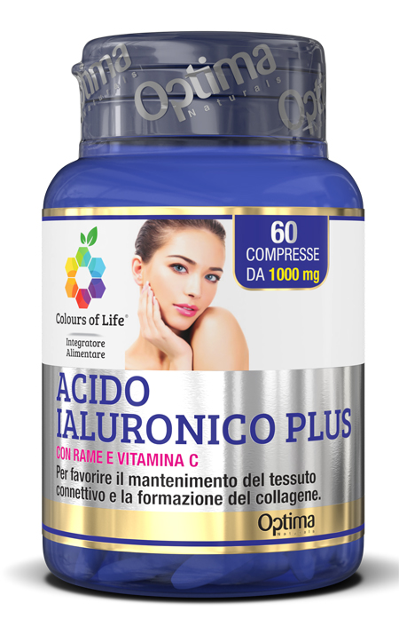 COLOURS OF LIFE ACIDO IALURONICO PLUS 60 COMPRESSE 1000 MG - Doctor Vinz