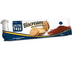 NUTRIFREE BISCREAM CON CREMA AL CACAO 125 G - Doctor Vinz