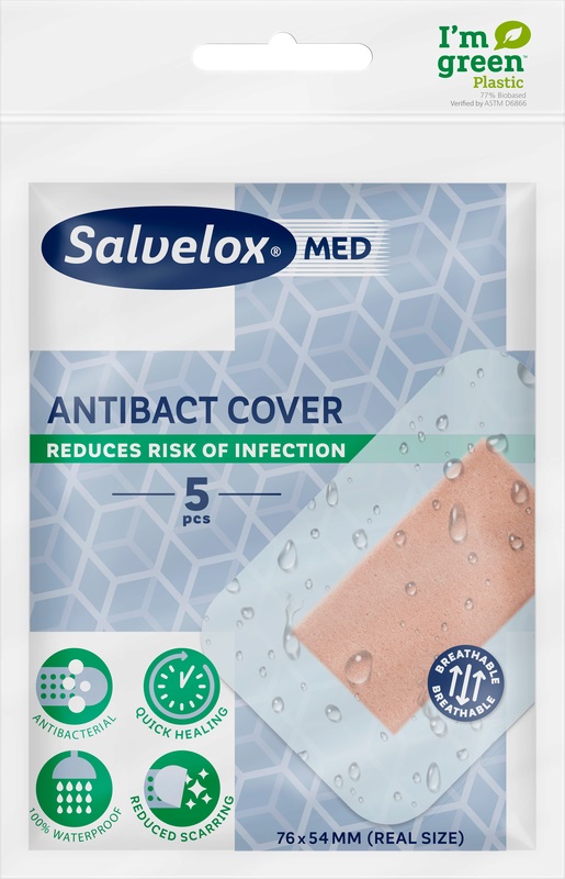 CEROTTO SALVELOX MED ANTIBACT COVER 12X5 CM 5 PEZZI - Doctor Vinz