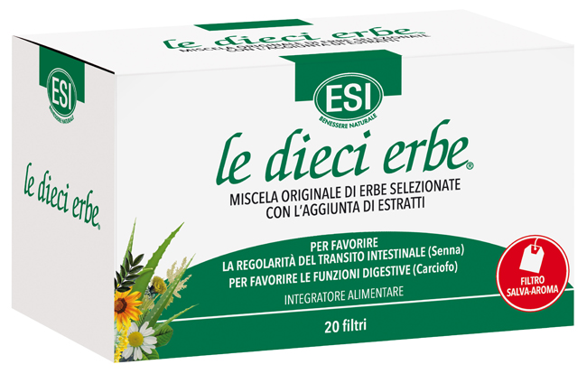 ESI LE DIECI ERBE TISANA 20 FILTRI - Doctor Vinz